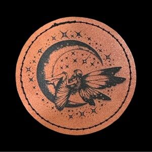 Fairy Moon Leatherette Patch